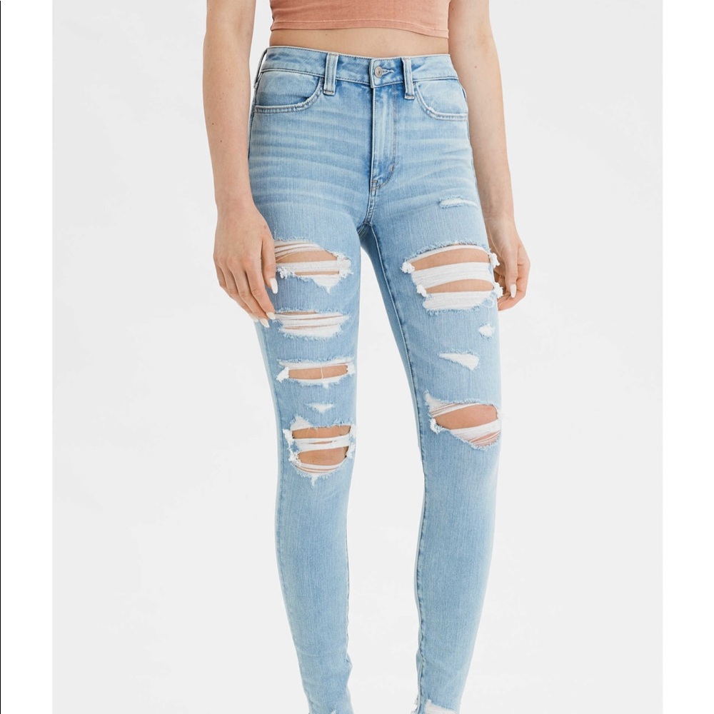 ISO American Eagle Super High Rise Jegging